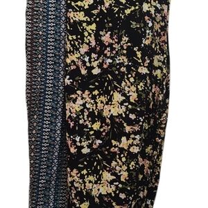 Jessica Simpson Lot of 2 Womens XL Cameron Geometric Floral Pull-On Ankle Pants